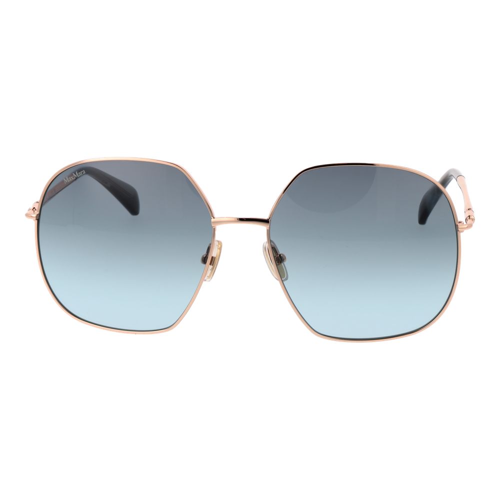 Rose Gold Metal Sunglasses - ventzia