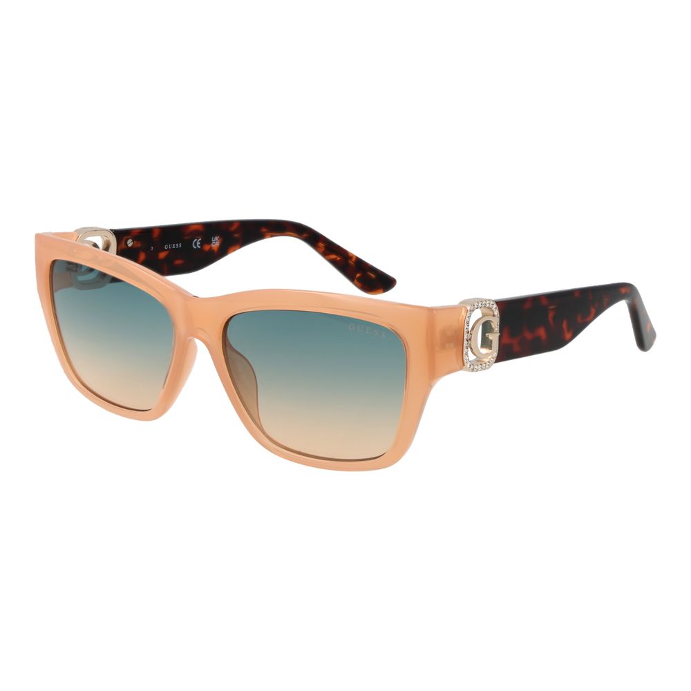 Beige Stainless Steel Sunglasses - ventzia
