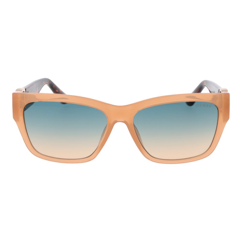 Beige Stainless Steel Sunglasses - ventzia