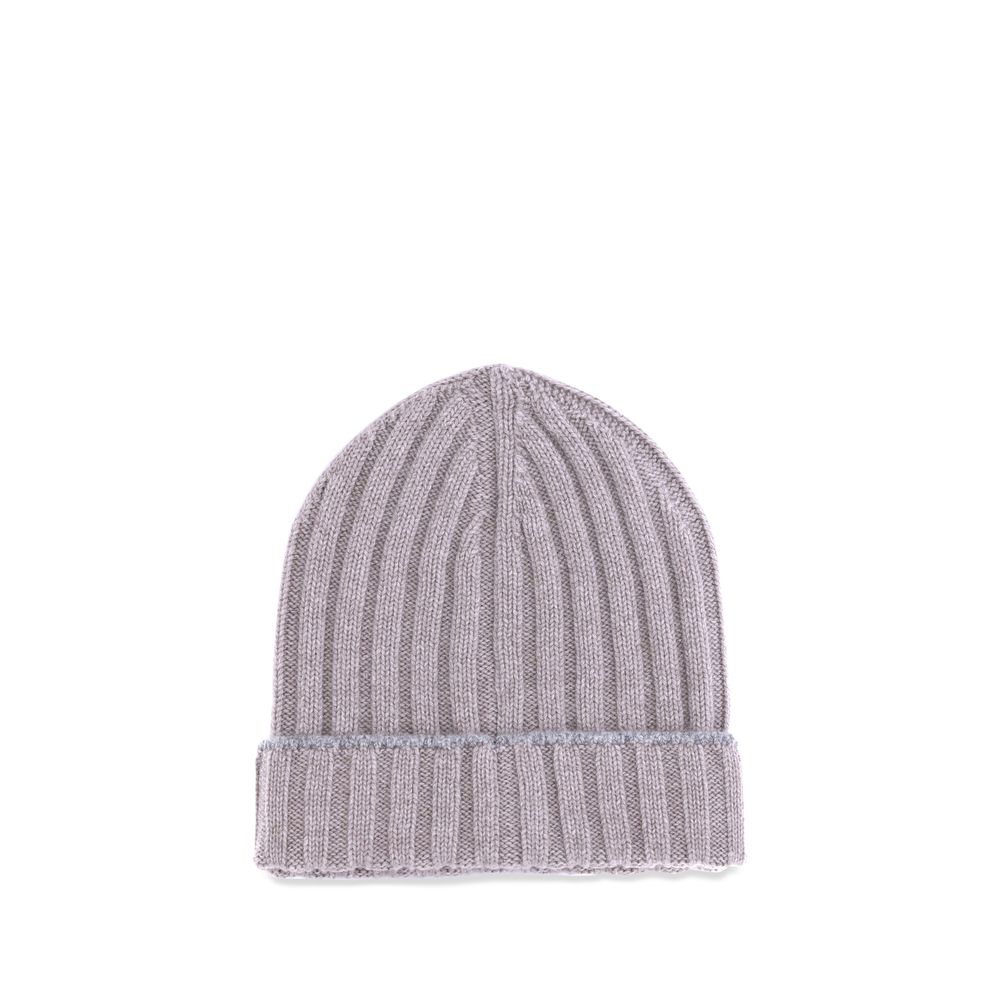 Beige Cashmere Beanie - ventzia