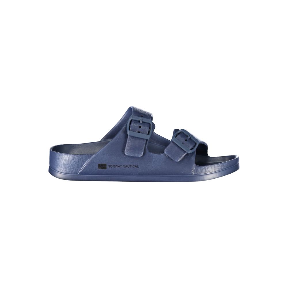 Blue Plastic Mens Slipper - ventzia