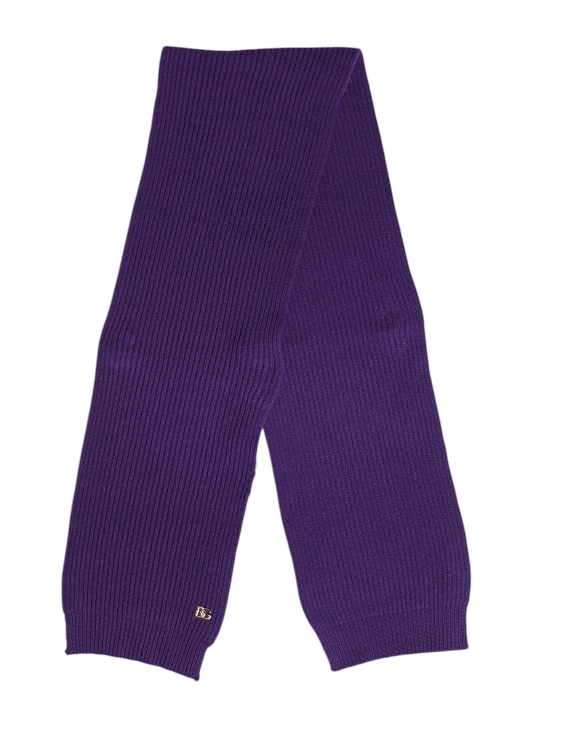 Purple DG Logo Neck Warmer Wrap Shawl Scarf - ventzia