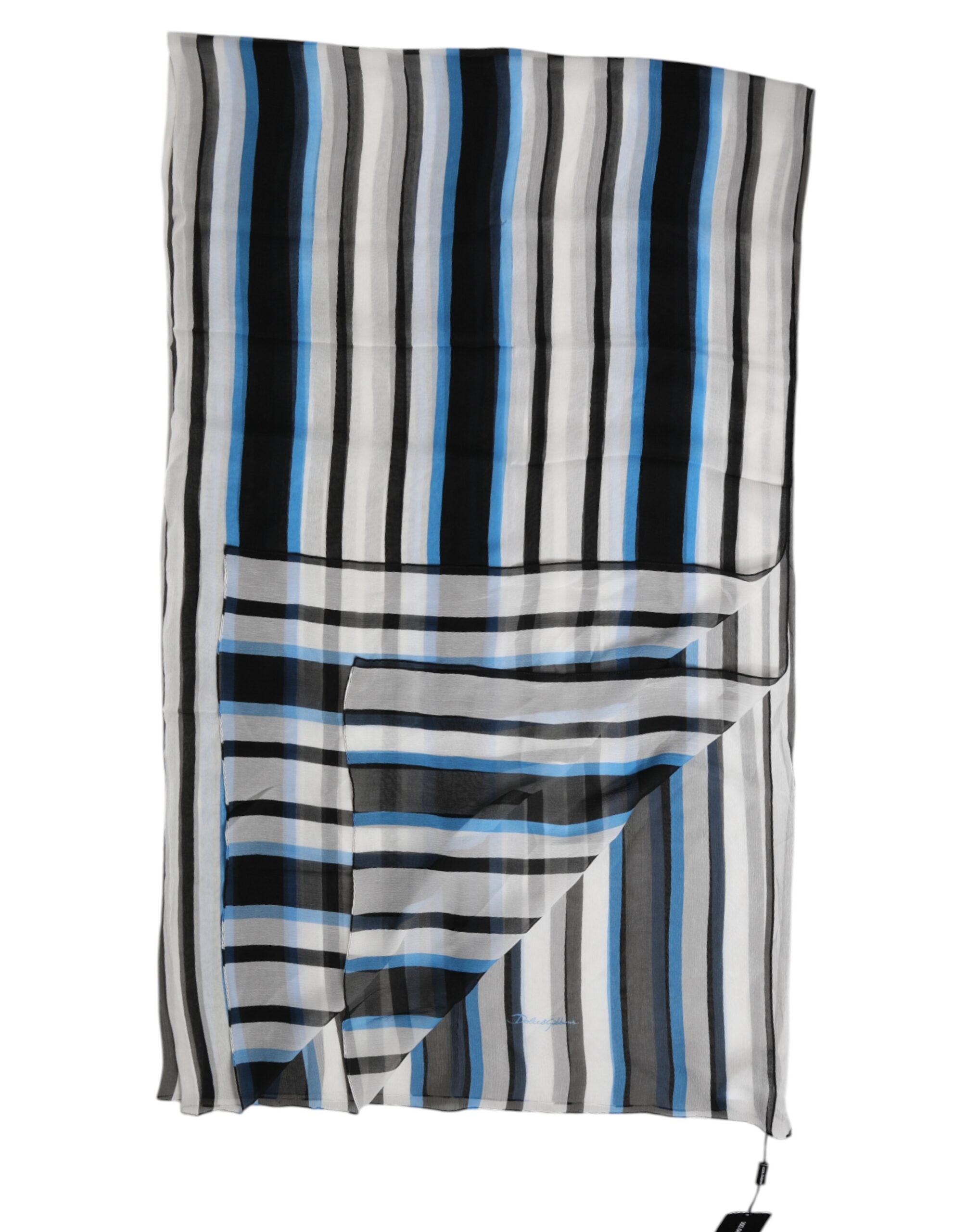 Multicolor Striped Neck Warmer Wrap Scarf - ventzia