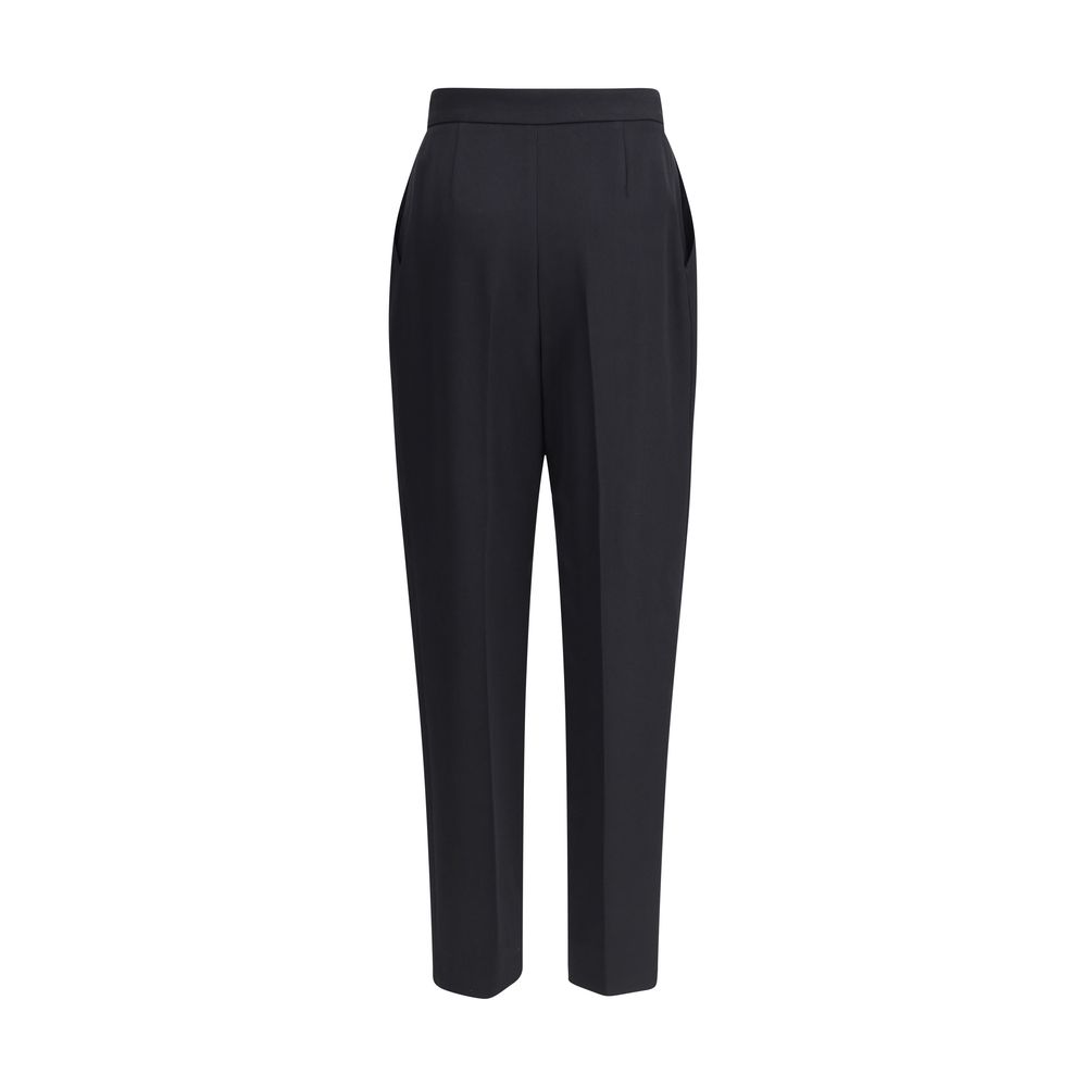 Black Wool Dress Pants - ventzia