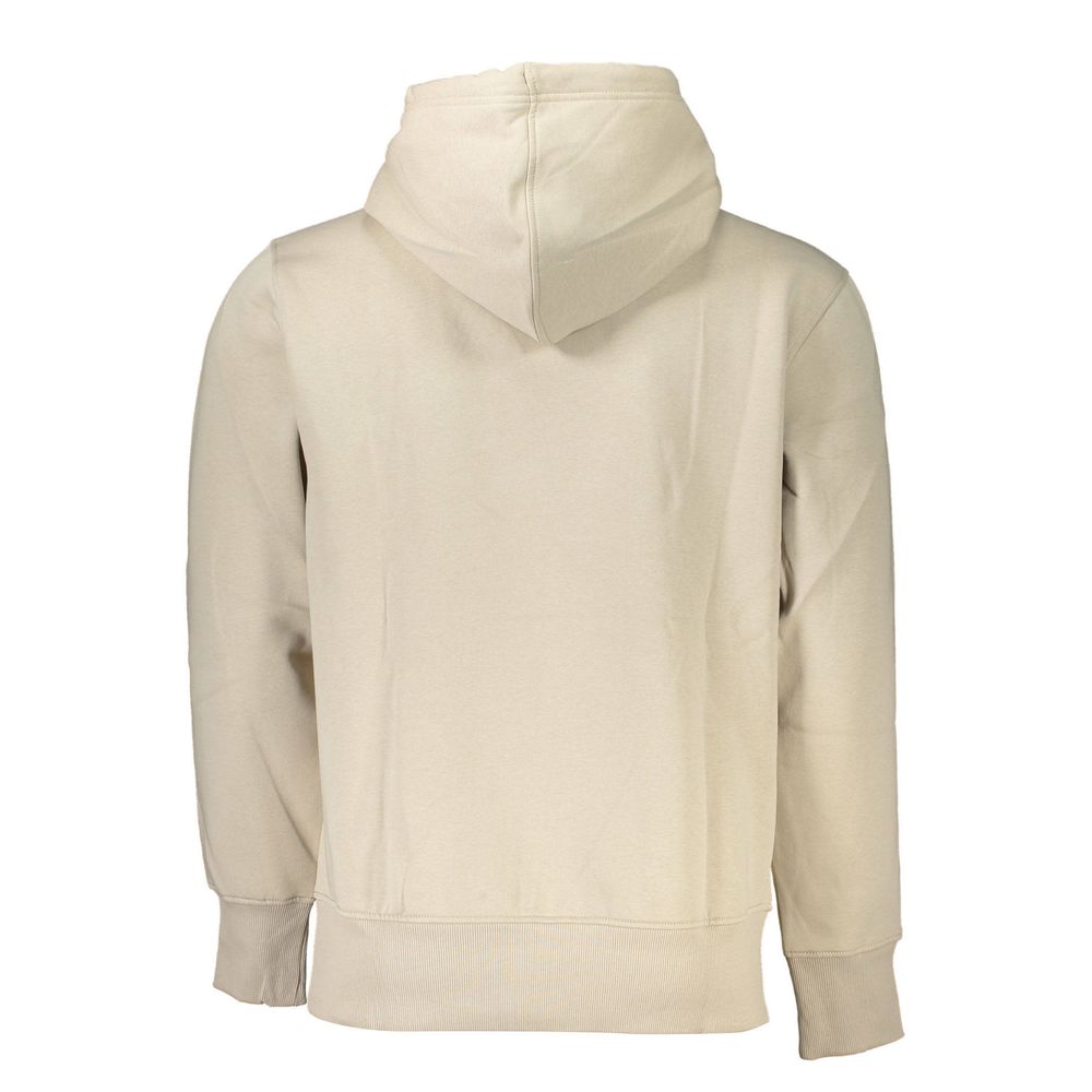 Beige Cotton Men Sweater - ventzia