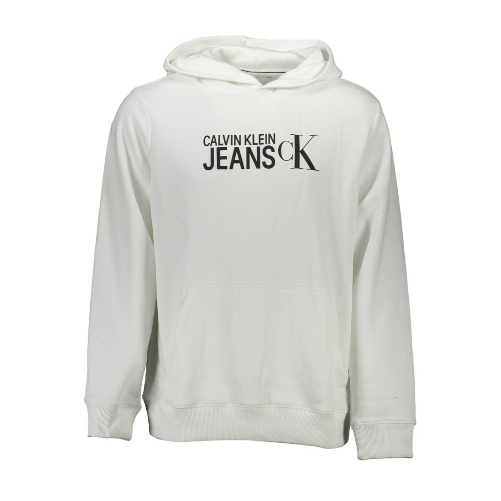 White Cotton Men's Hoodie - ventzia