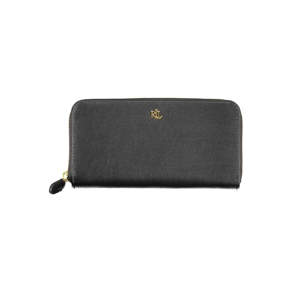 Black Leather Wallet - ventzia