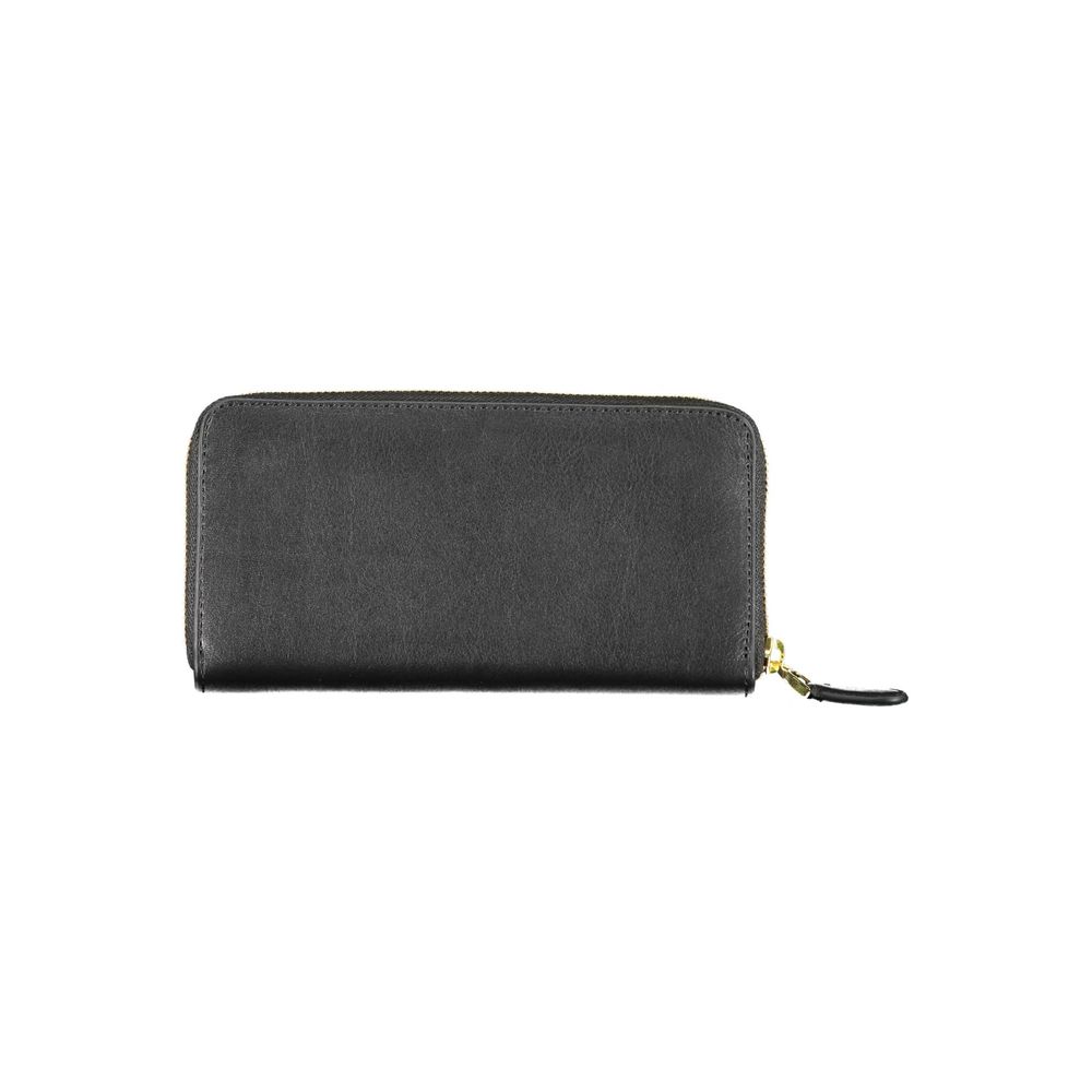 Black Leather Wallet - ventzia