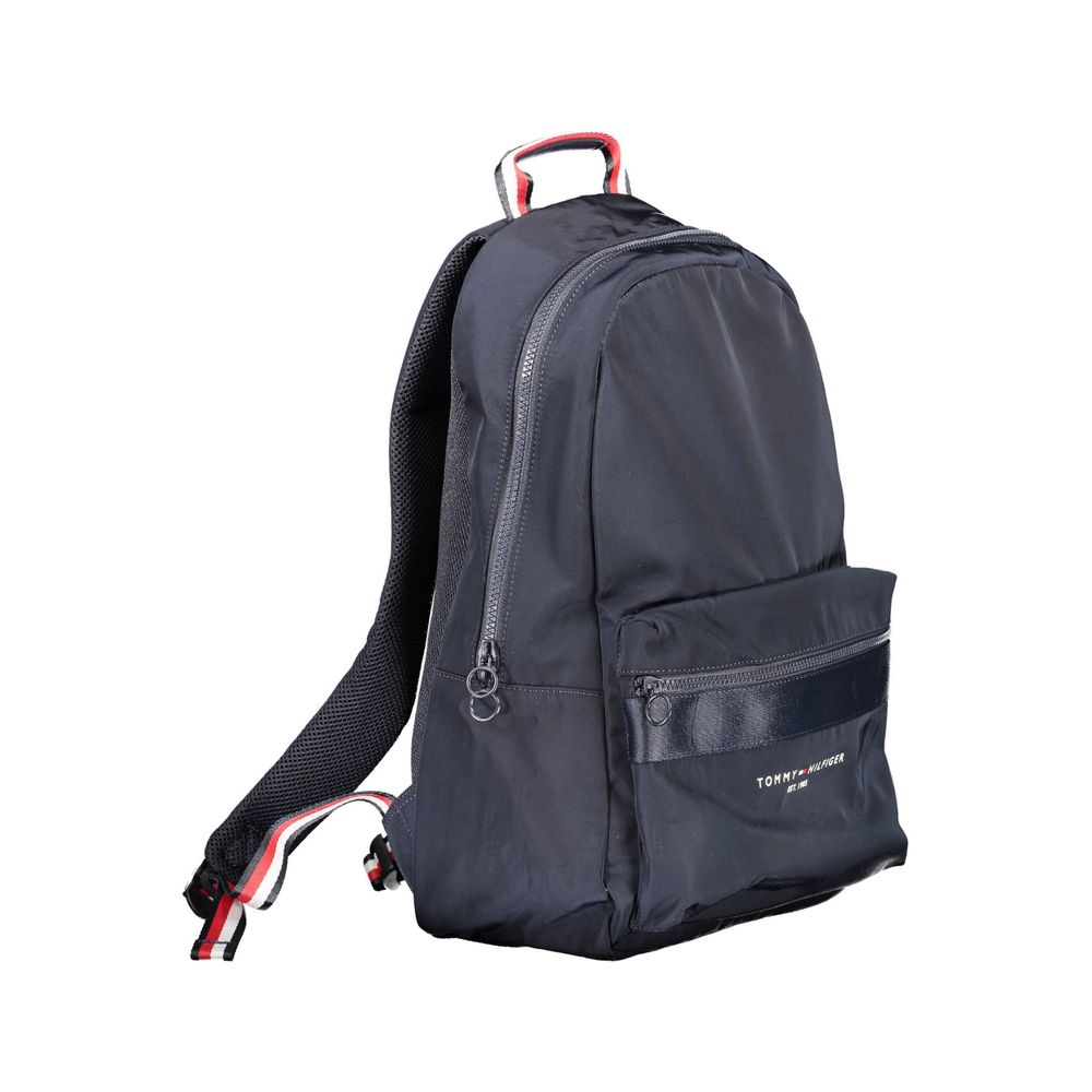 Blue Polyester Backpack - ventzia