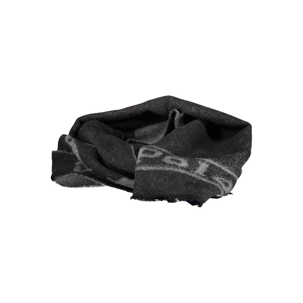 Black Nylon Scarf - ventzia