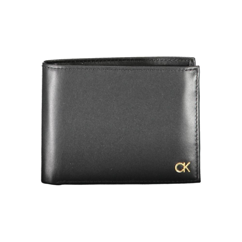 Black Leather Men Wallet - ventzia
