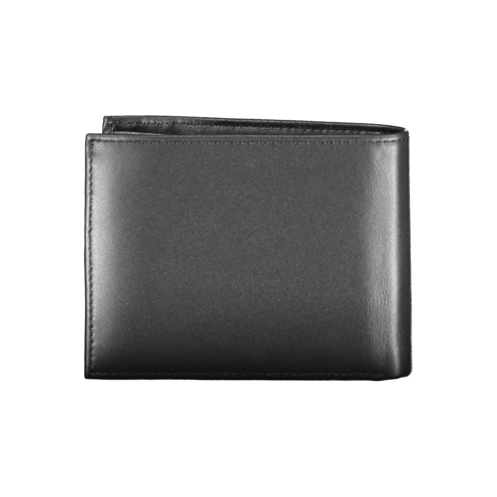 Black Leather Men Wallet - ventzia