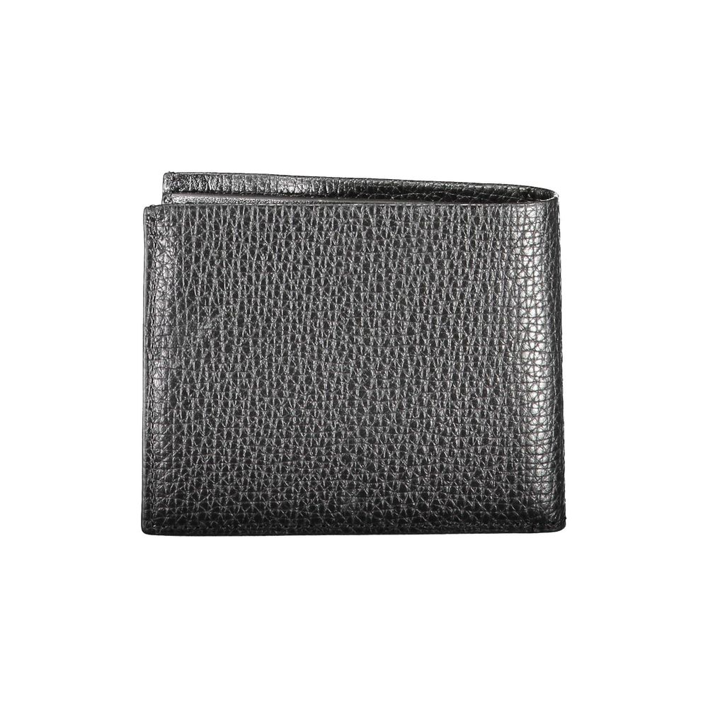 Black Leather Men's Wallet - ventzia