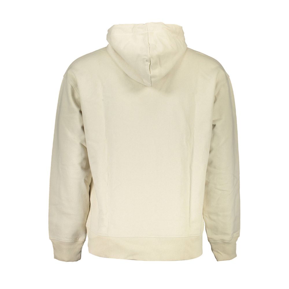 Beige Cotton Mens Sweatshirt - ventzia
