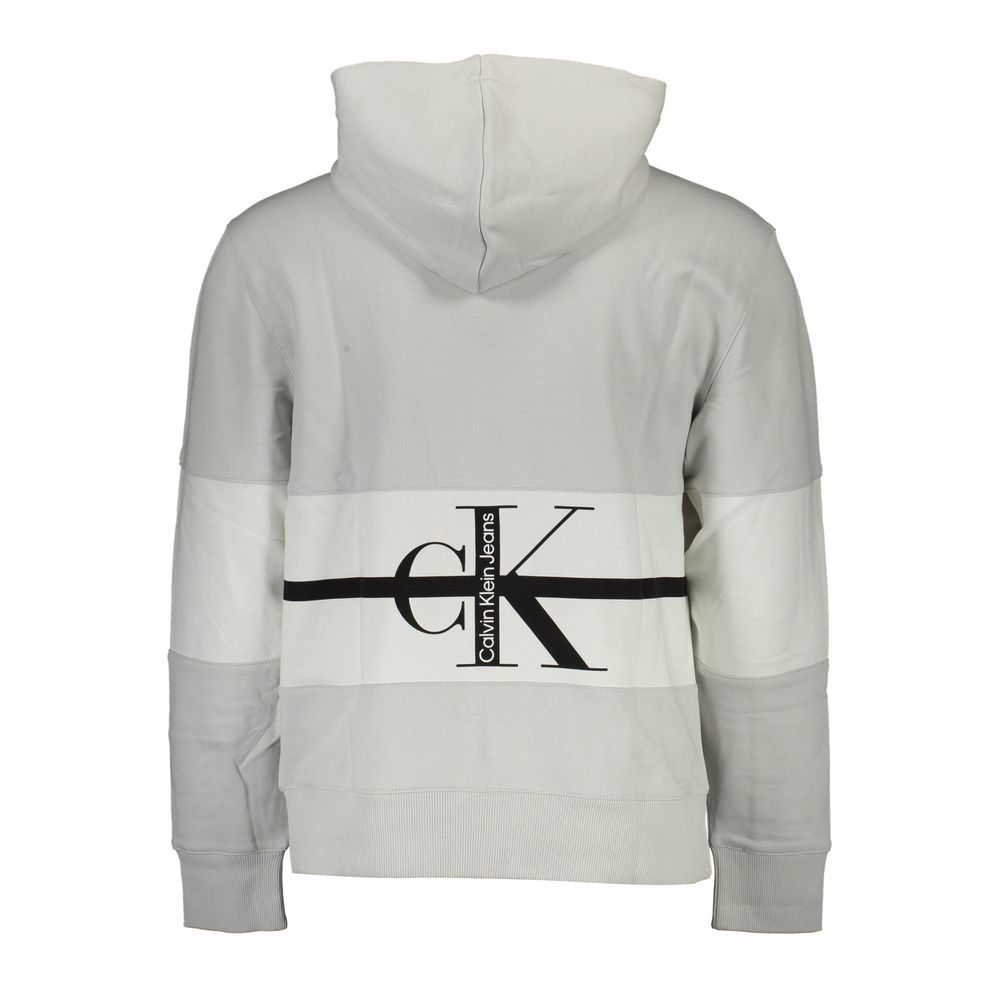 Gray Cotton Men Sweatshirt - ventzia