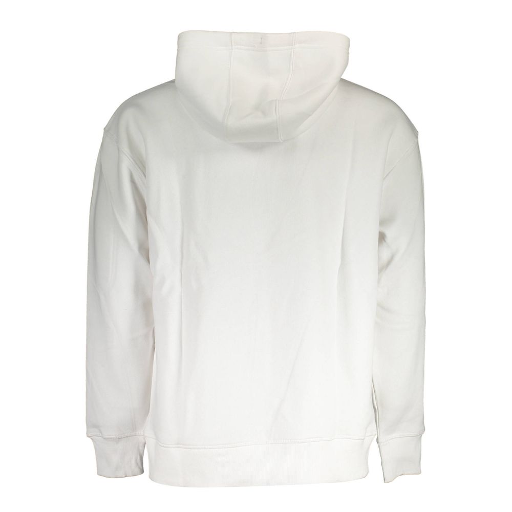 White Cotton Men Sweater - ventzia