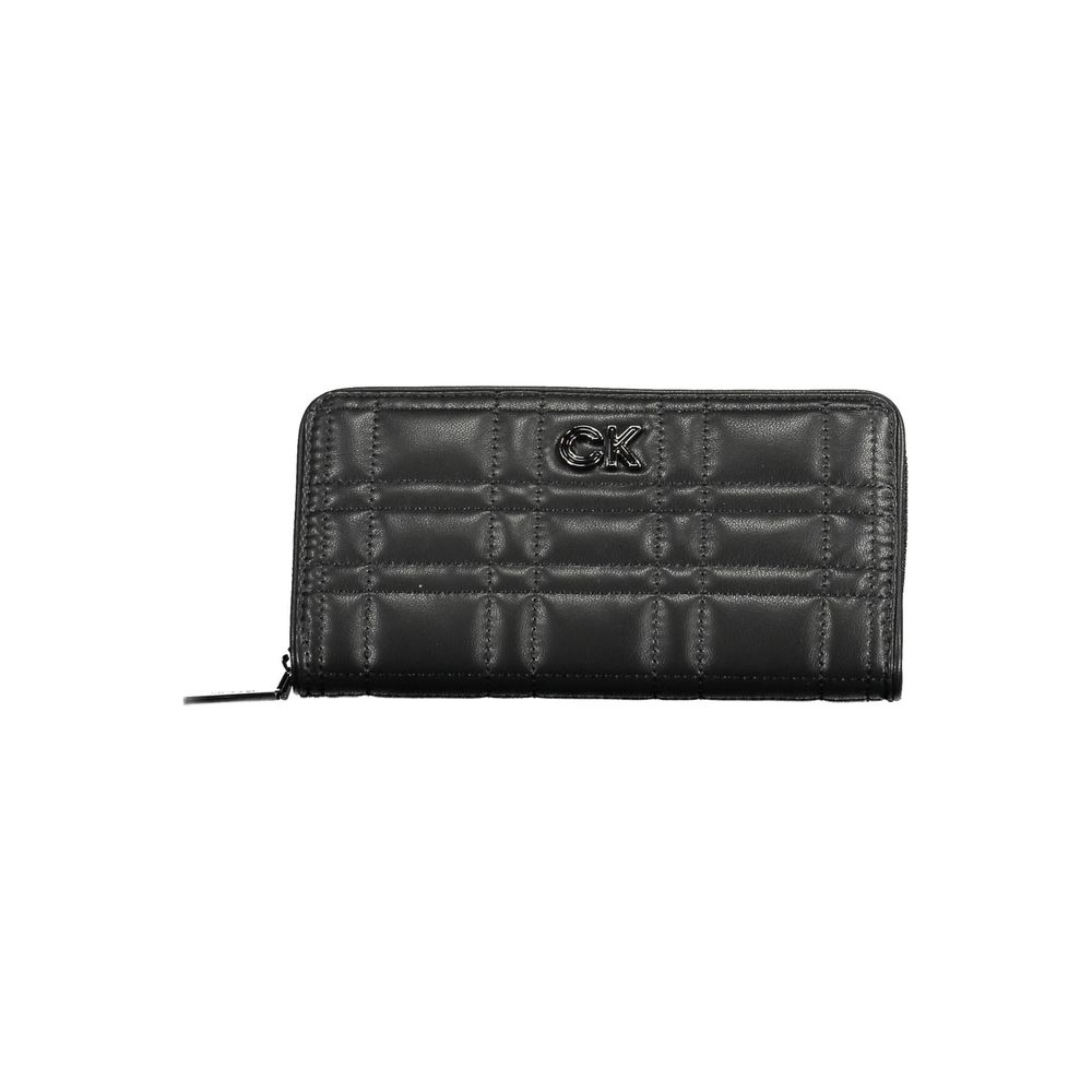 Nero Polyurethane Women Wallet - ventzia