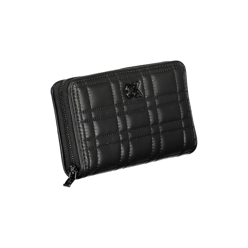 Nero Polyurethane Women Wallet - ventzia