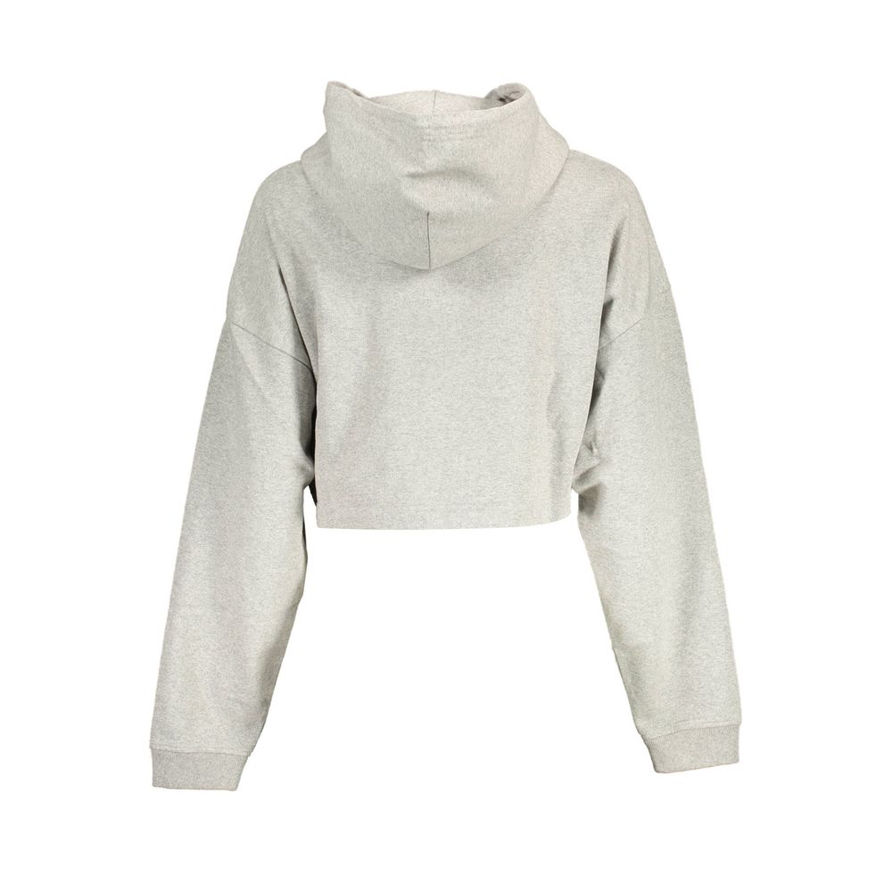 Grigio Cotton Women Sweatshirt - ventzia