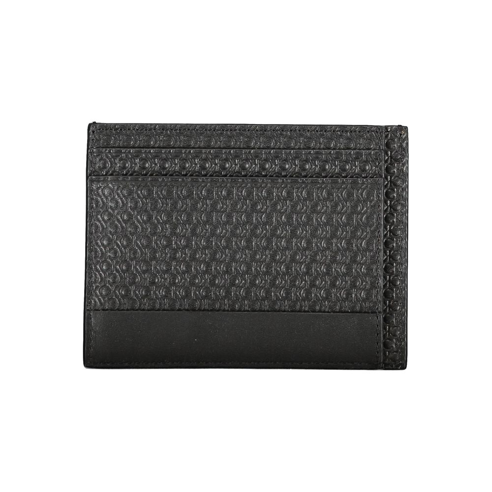 Black Polyester Men's Shoulder Bag - ventzia
