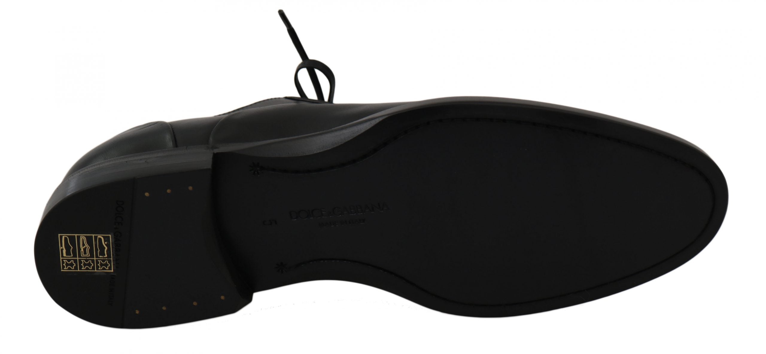 Sleek Black Leather Formal Dress Shoes - ventzia