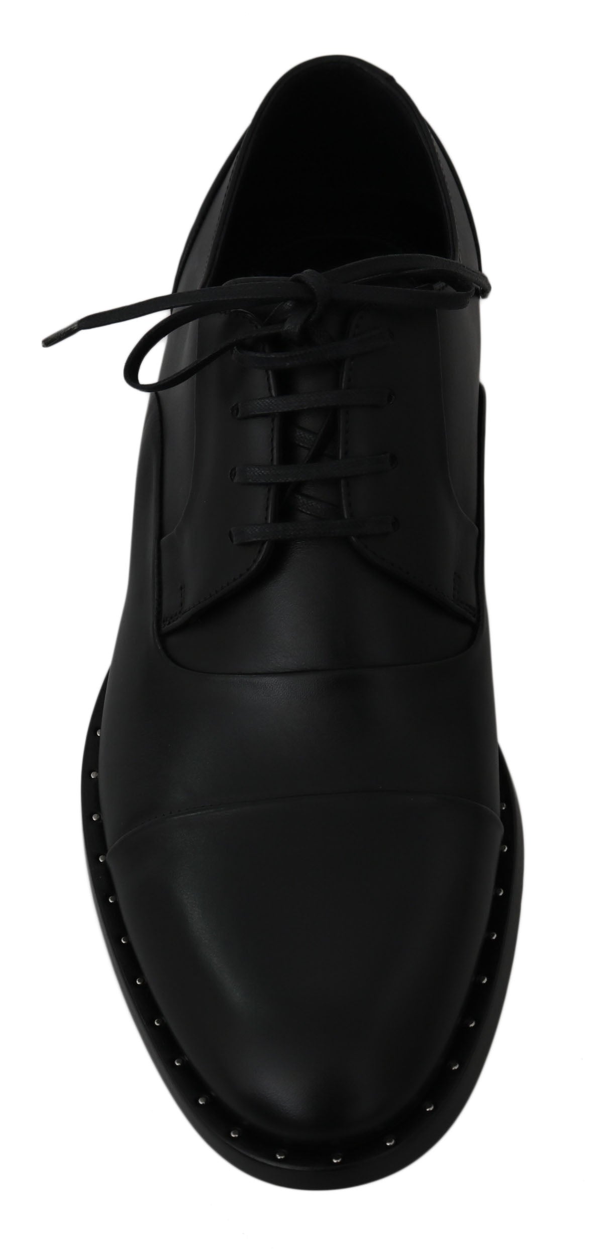 Sleek Black Leather Formal Dress Shoes - ventzia
