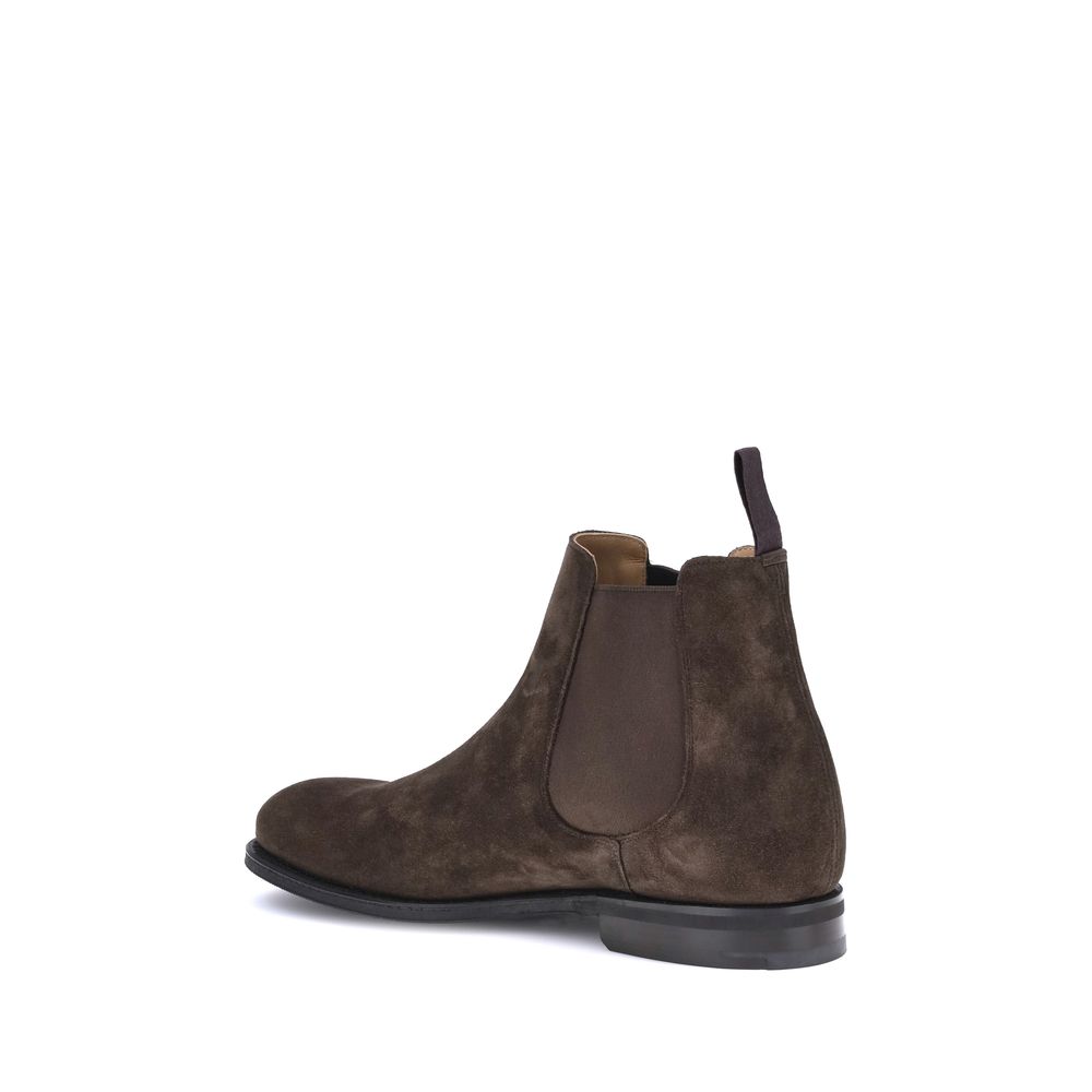 Brown Calf Leather Bos Taurus Chelsea Boots - ventzia