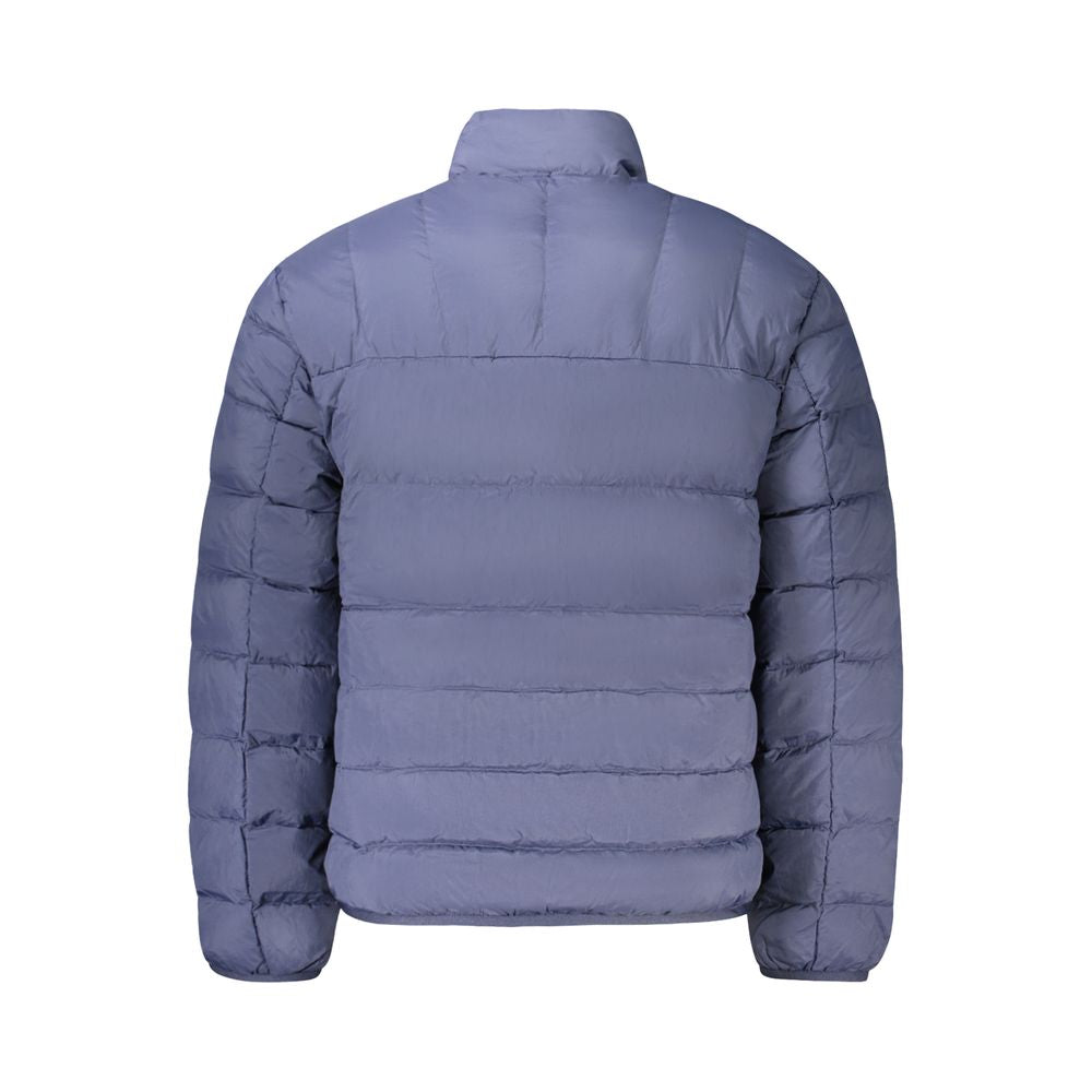 Blue Polyamide Men Jacket - ventzia
