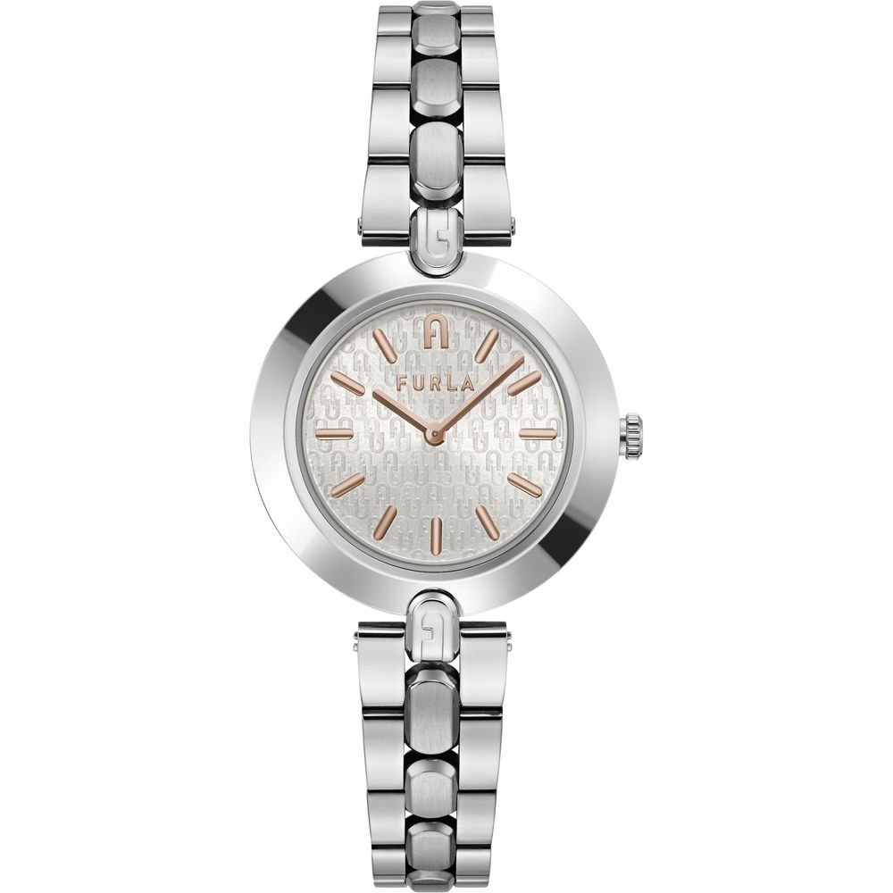 Gray Stainless Steel Dress Watch - ventzia