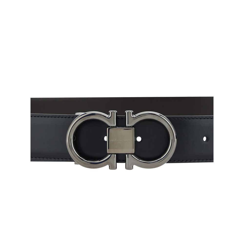 Black Calf Leather Bos Taurus Regular Belt - ventzia