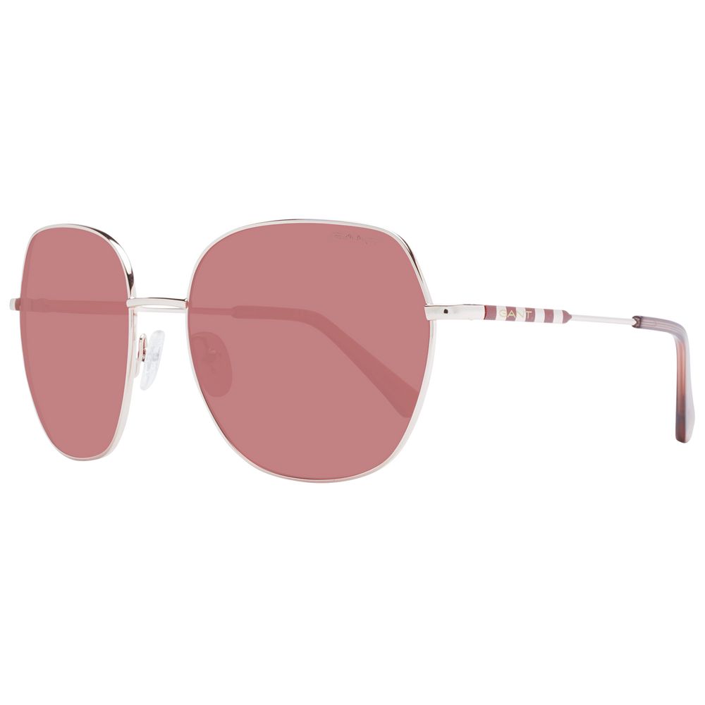 Rose Gold Metal Sunglasses - ventzia