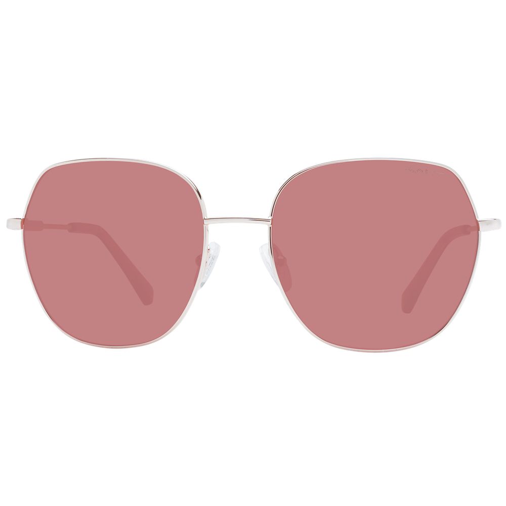 Rose Gold Metal Sunglasses - ventzia