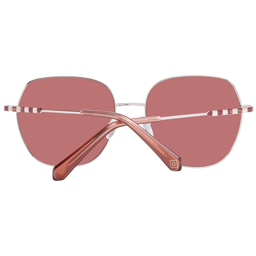 Rose Gold Metal Sunglasses - ventzia