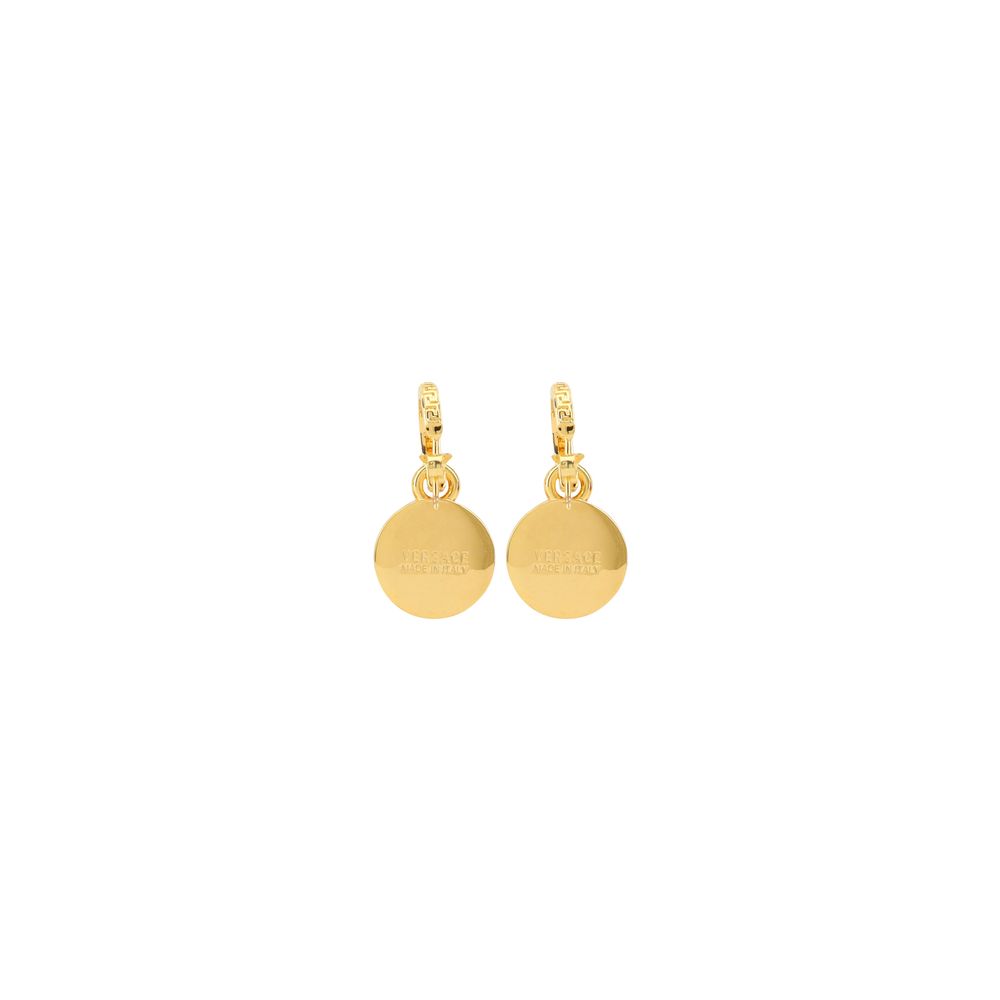 Gold Brass Earrings - ventzia
