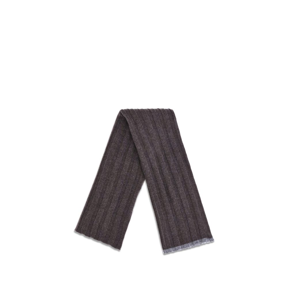 Brown Cashmere Scarf - ventzia