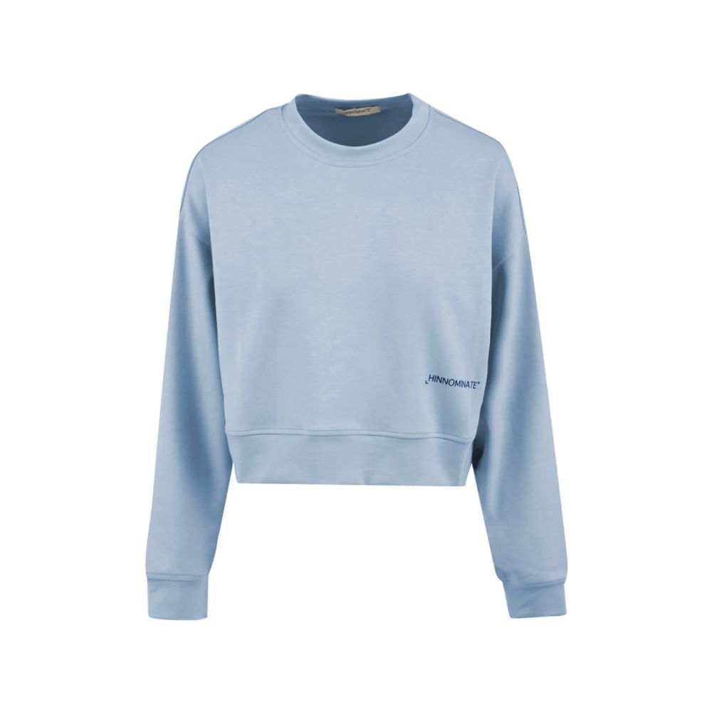 Blue Polyester Sweater - ventzia