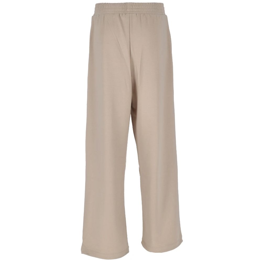 Beige Polyester Jeans & Pant - ventzia