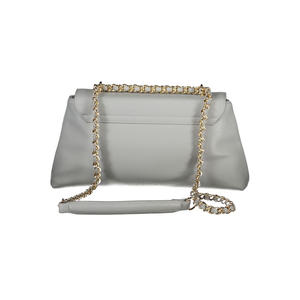 Grigio Polyurethane Women Shoulder Bag - ventzia