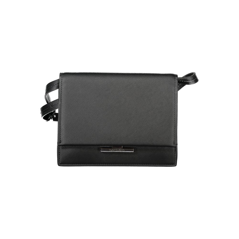 Nero Poliuretano Woman Shoulder Bag - ventzia