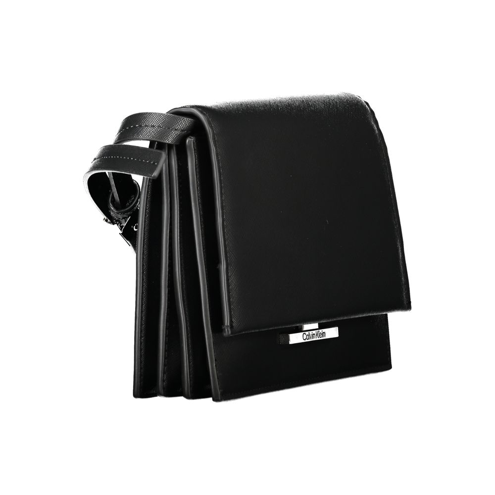 Nero Poliuretano Woman Shoulder Bag - ventzia