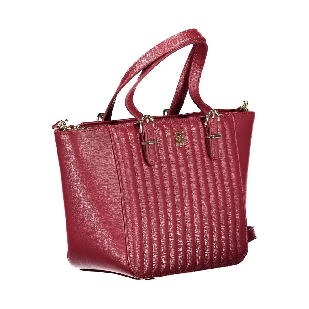 Red Polyethylene Handbag - ventzia