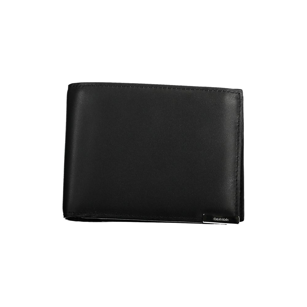 Black Leather Men Wallet - ventzia