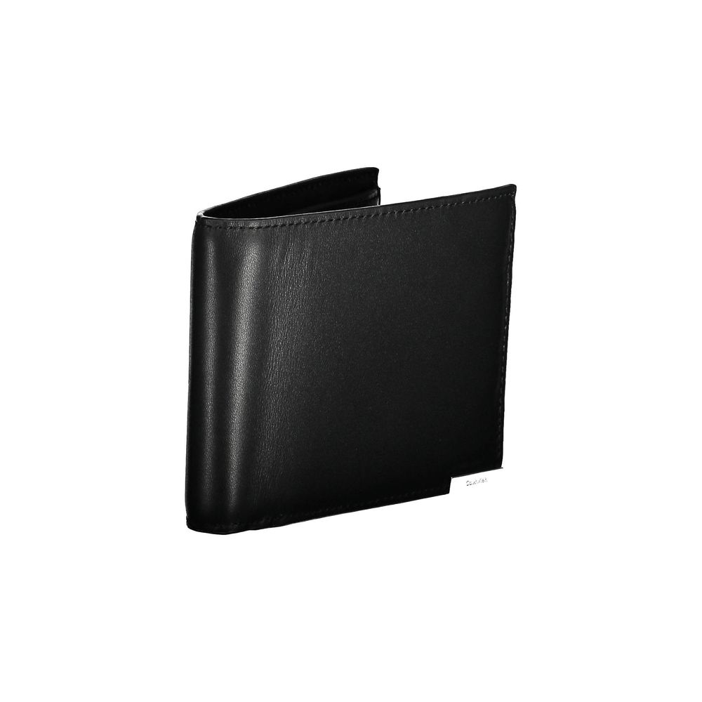 Black Leather Men Wallet - ventzia