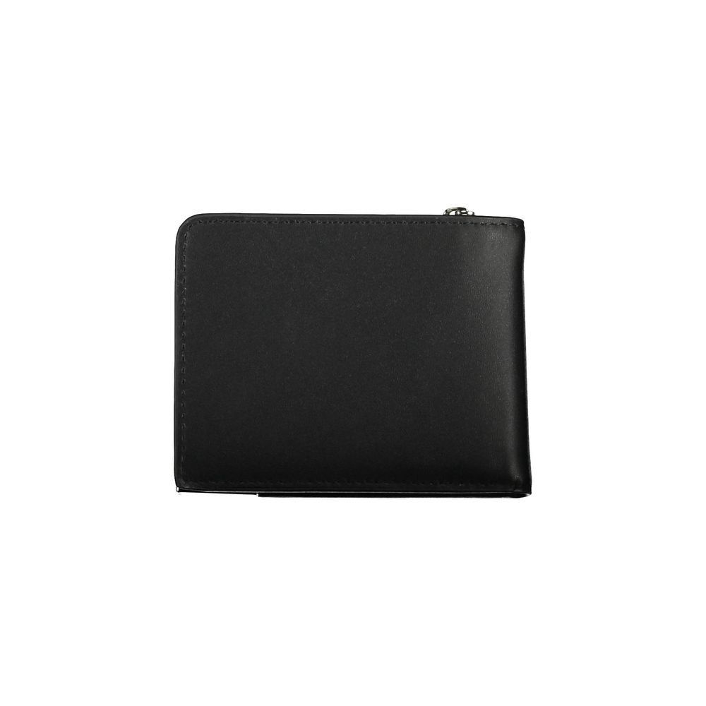Nero Poliuretano Men Wallet - ventzia