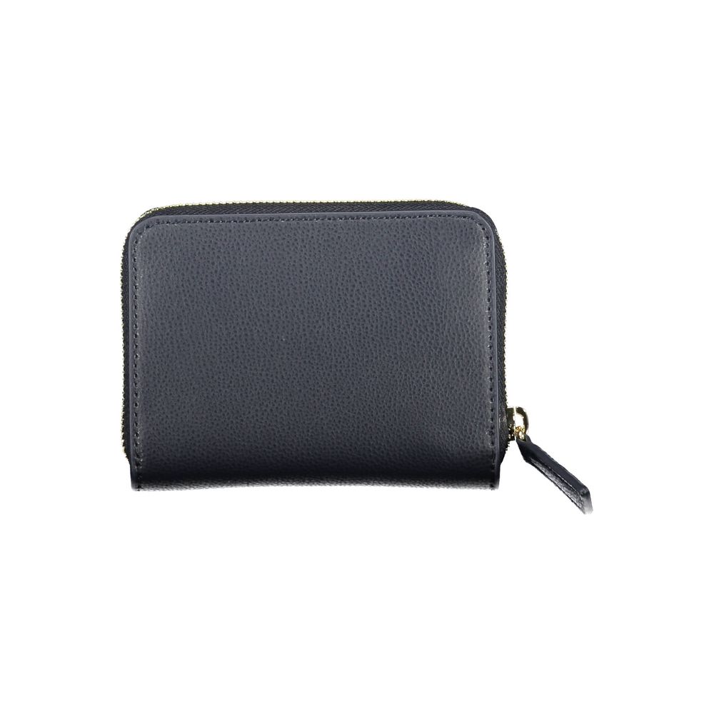 Blue Polyester Women Wallet - ventzia