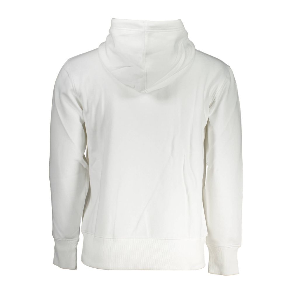 White Cotton Men's Sweatshirt - ventzia