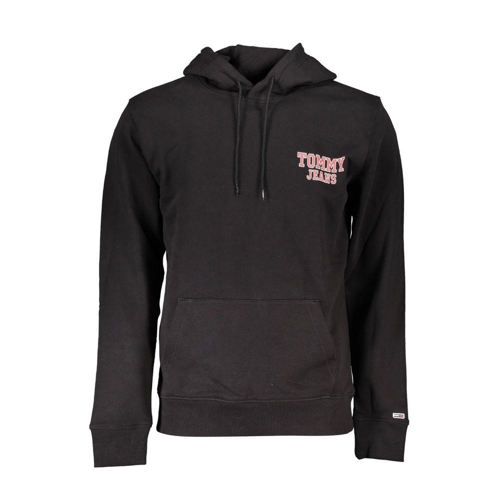 Black Cotton Men's Sweatshirt - ventzia