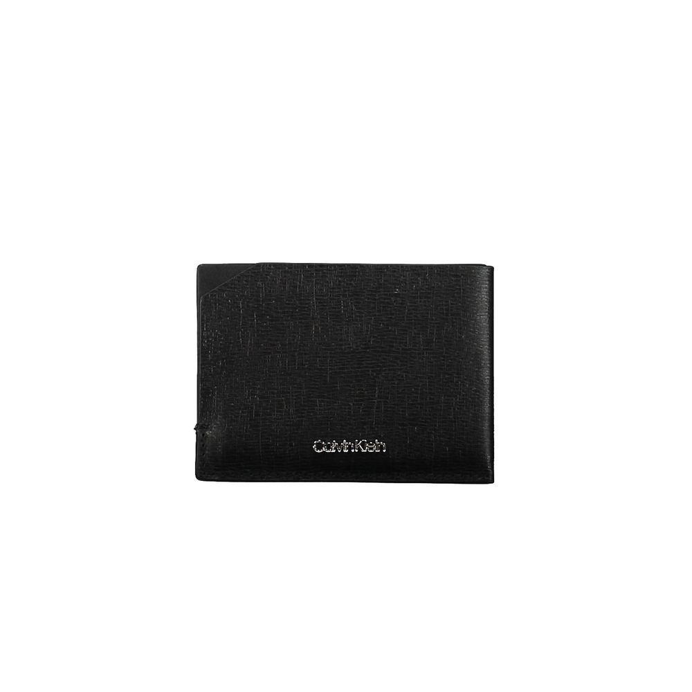 Black Leather Men Wallet - ventzia