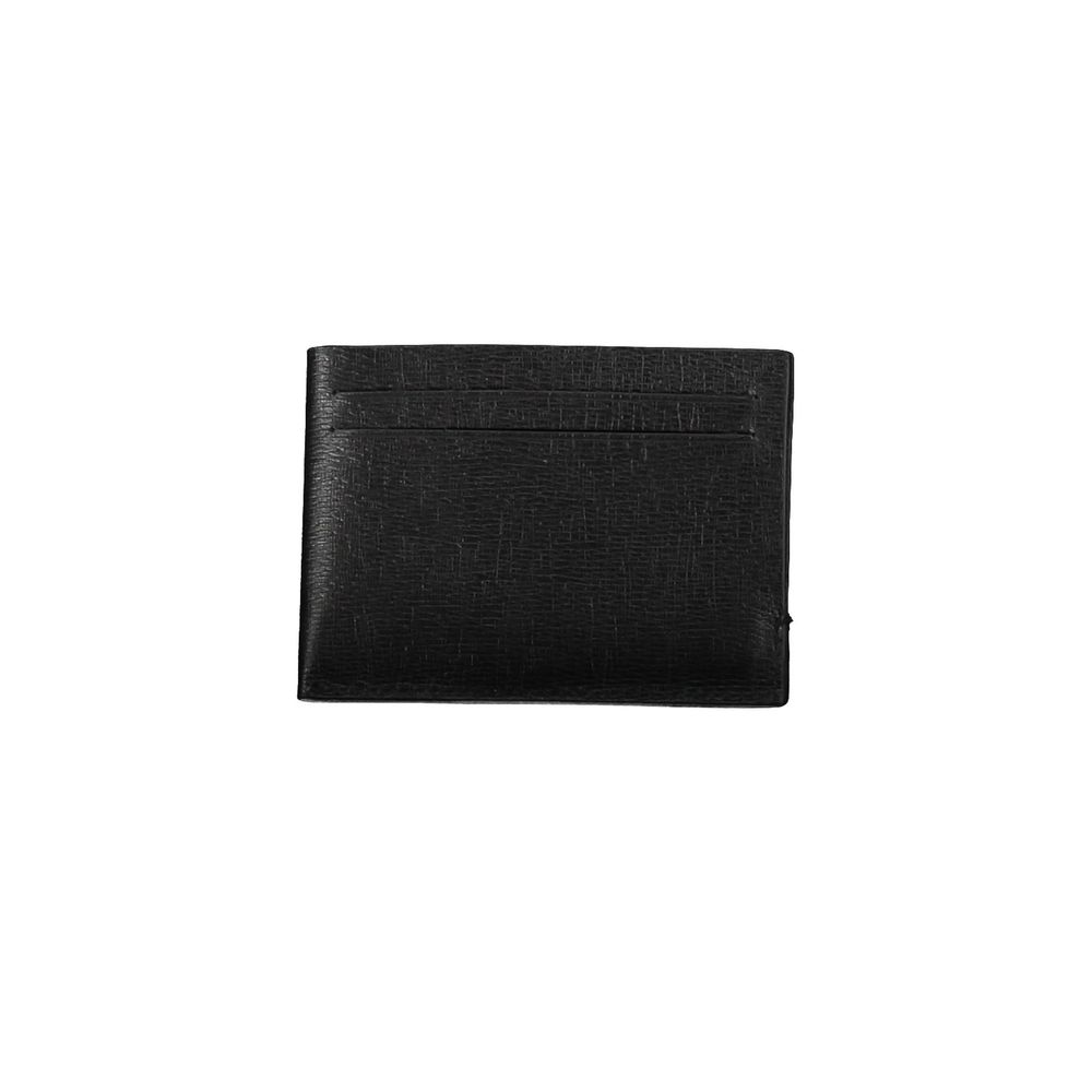 Black Leather Men Wallet - ventzia