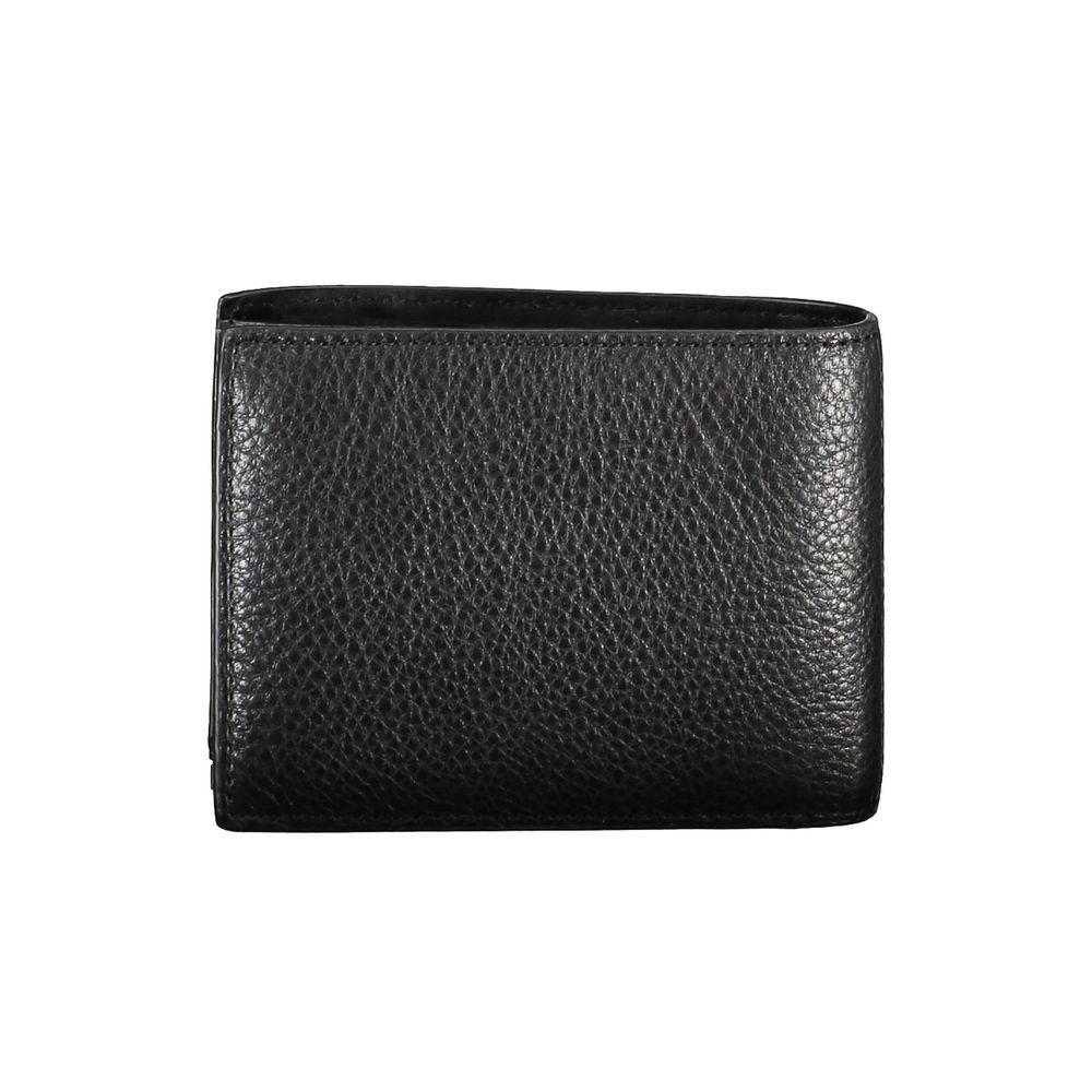 Black Leather Men Wallet - ventzia
